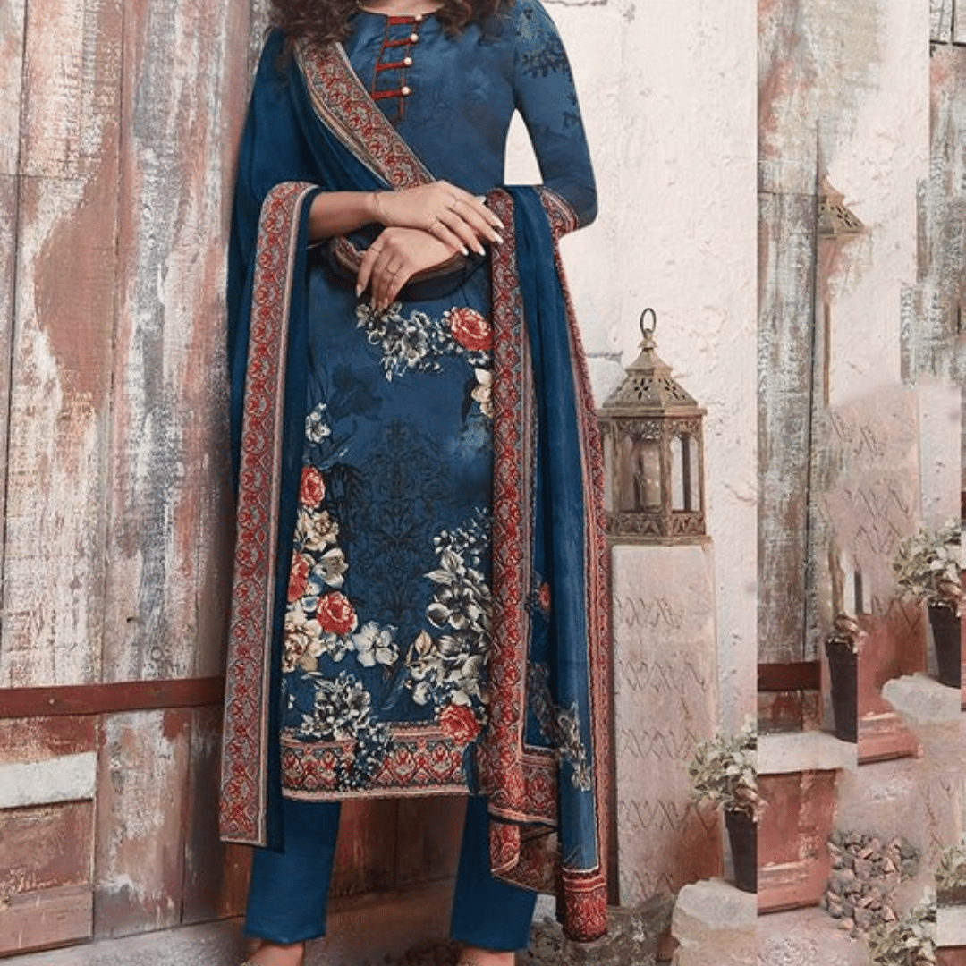 Embroidered Ladies Suit