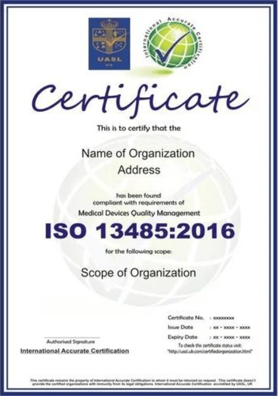 ISO 13485:2016 Certification Consultancy Service