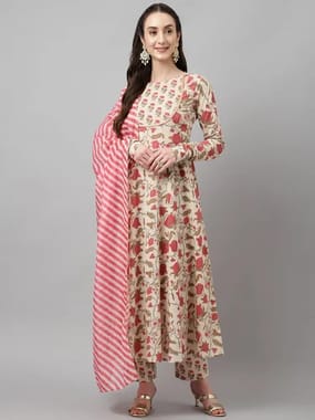 Cotton Kurti Pant Set