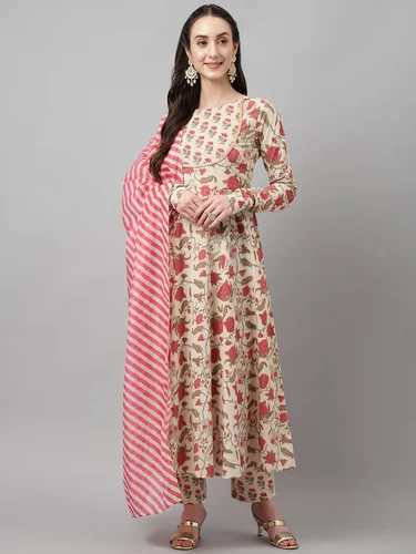 Cotton Kurti Pant Set