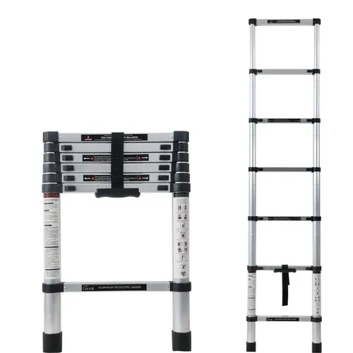 Corvids 8.5 Feet Aluminum Telescopic Ladder