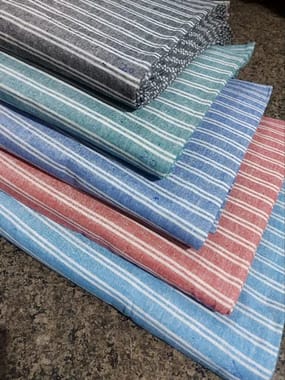 Yarn Dyed Stripe Fabric, 100-150