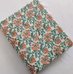 Floral Pigment Print Cotton Fabric