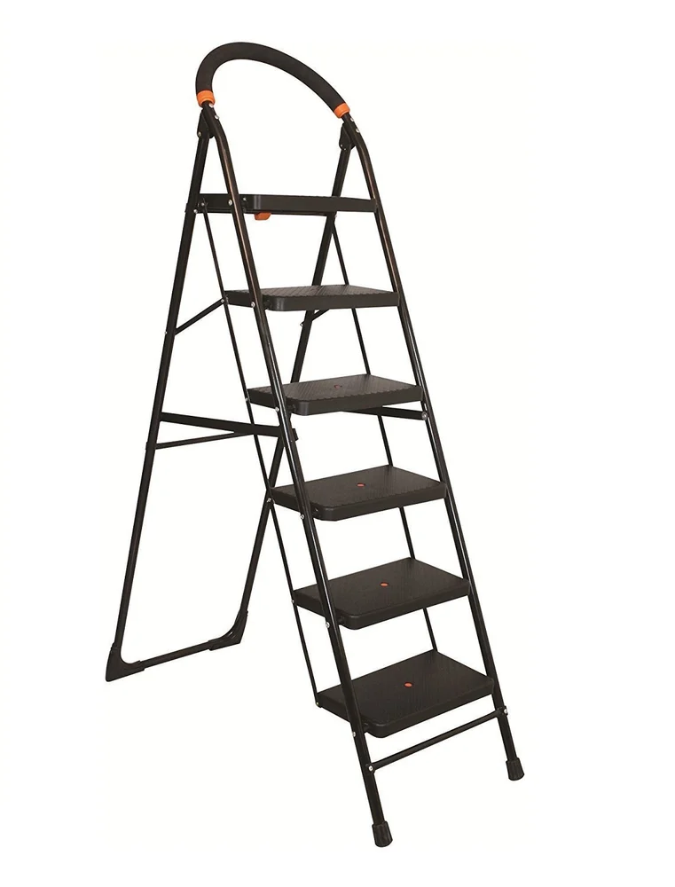 Mild Steel 6 Step Milano Folding Ladder