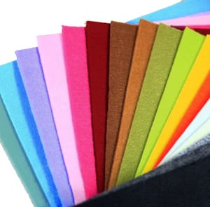 Plain Non Woven Polyester Felt, For Clothing ,GSM: 200-250 GSM