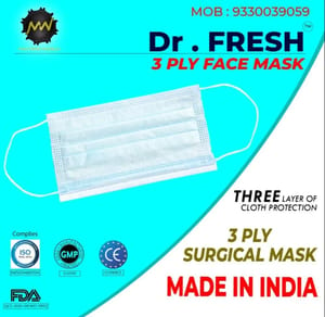 dr fresh Number of Layers: 5 Surgical Mask Disposable