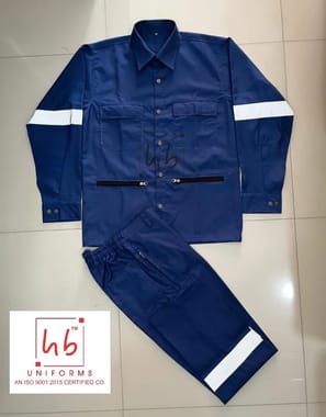 Poly cotton Blue Industrial Uniform