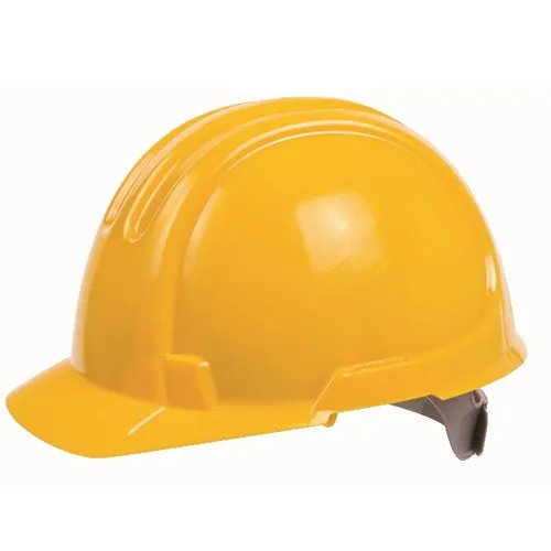 PVC Yellow Safety Helmet, Size: Free Size