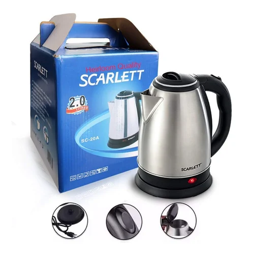 Stainless Steel Scarlett Kettle (2 Litre)