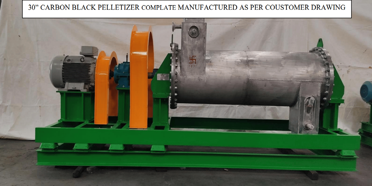 30” CARBON BLACK PELLETIZER COMPLATE MANUFACTURED AS PER COUSTOMER DRAWING