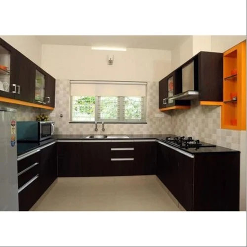 U Shape Modular Kitchen