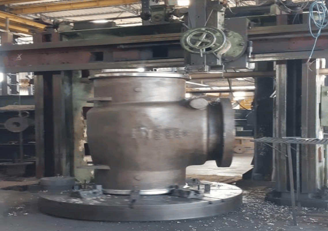 36” X 300# SWING CHECK VALVE BODY MACHINING AS PER COUSTOMER