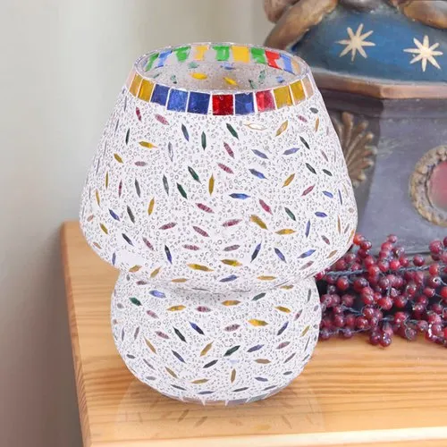 7" Different Colour Design Mosaic Table Lamp