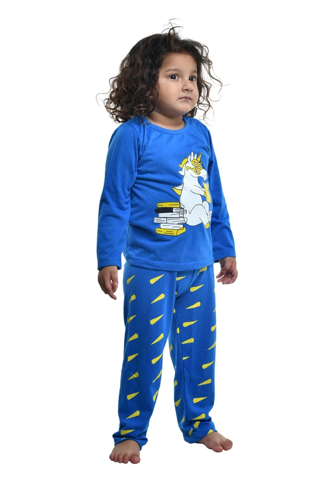 Comfort Wear Kids Cotton Printed Night Suits