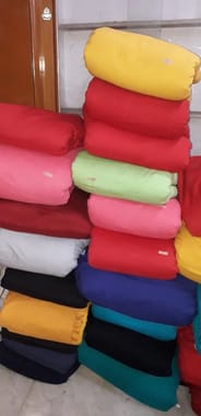 Anagha Creation 44-45' Cotton Flex Fabric, for Garments, GSM: 100-150