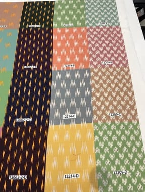 Digital Prints Cotton Fabric For Men Kurta