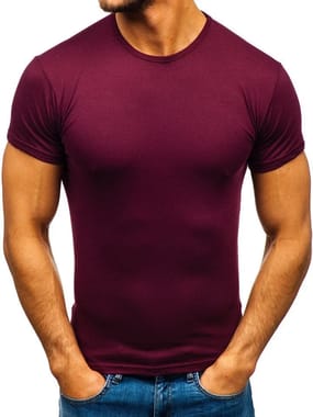 Plain Sinker Cotton T Shirt, Round Neck