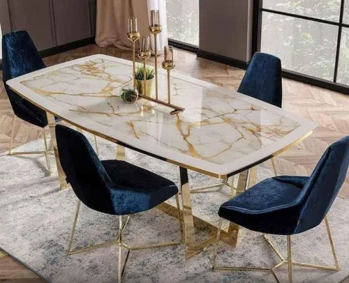 6 Seater Modern Dining Table Set