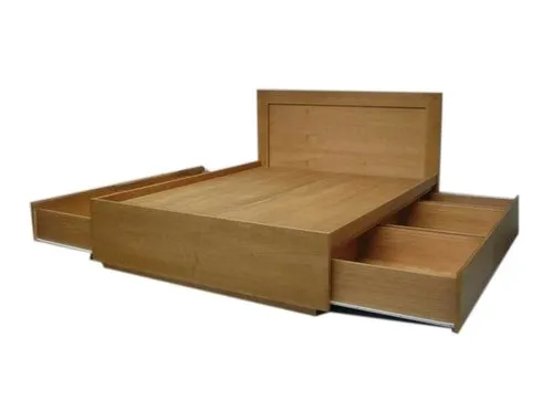 Teak Wooden Box Bed