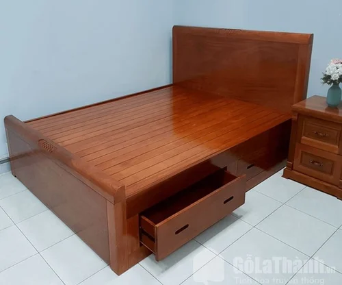 Wooden Single Bed