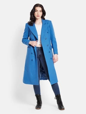 Plain Women Trench Coat