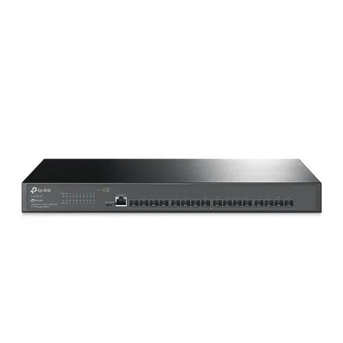 TP-Link TL-SX3016F JetStream 16-Port 10GE SFP+ L2+ Managed Switch, LAN Capable, Grey