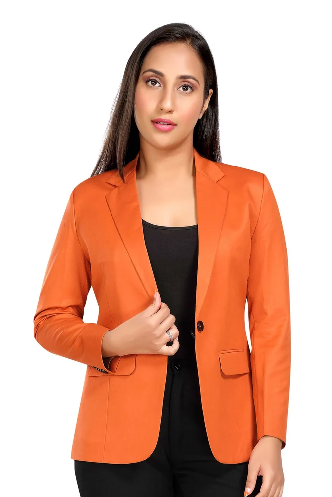 Terry Rayon 24 Colours Women's Formal Blazer