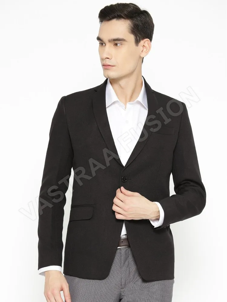 Vastraa Fusion Cotton Linen Men's Blazer- Available In 6 Colours, Size: