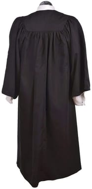 Polyester Black Manchaha Attire Graduation Ceremony Gown