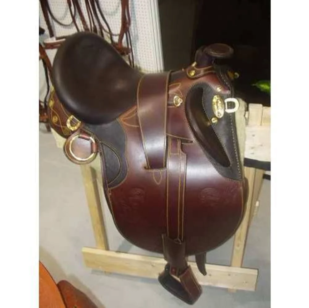 various color Western Leather Stock Saddle