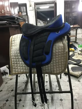 Synthetic Blue Freemax Saddle