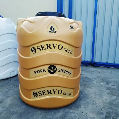 6 Layer 750 LTR Servo Gold Water Storage Tank