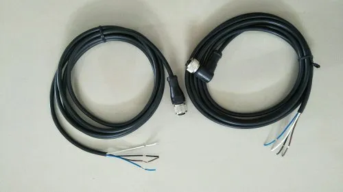 2 Meter Black M12 Cordset For Sensor