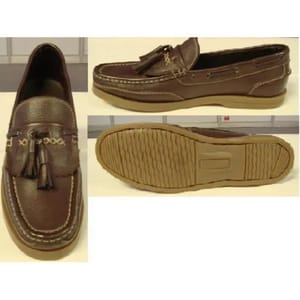 Brown Casual Wear Men Leather Shoes