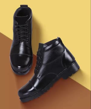 ADZON GENUINE LEATHER POLICE BOOT