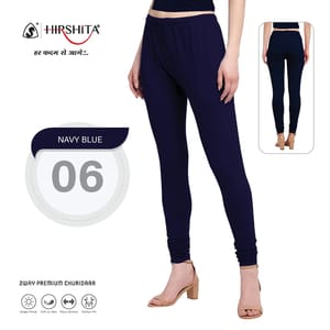 Hirshita Plain Cotton Churidar Leggings, Size: XXL