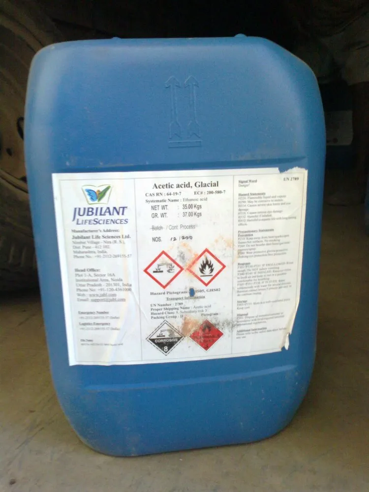 Acetic Acid, For Pharmaceutical Intermediates, For Industrial