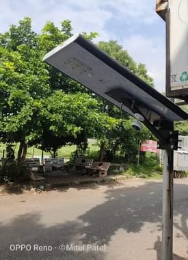 Solar All in One (Solar Integrated LED Street Light)