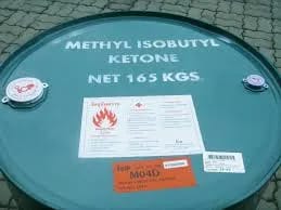 Methyl Isobutyl Ketone, > 99%, 165kg Drum, used for surface coating