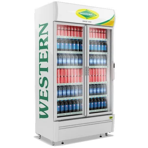 WESTERAN Western SRC1100-GL Double Door Visi Cooler