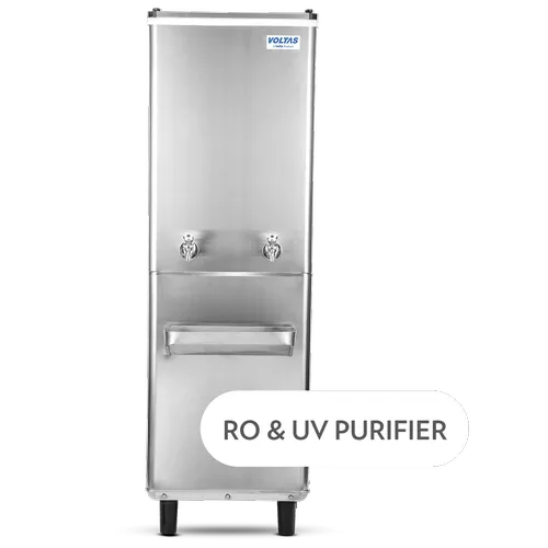 Voltas Steel Water Cooler, Storage Capacity: 20 L, Number Of Taps: 2 Tab