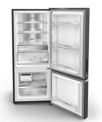 Gray Whirlpool 325L Double Door Refrigerator