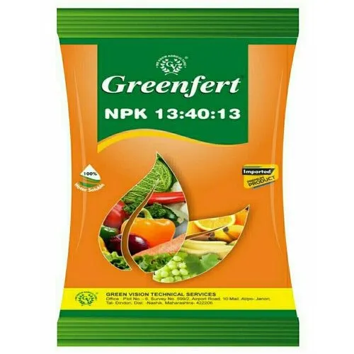 Npk 13:40:13 Water Soluble Fertilizer, Packet, 1 kg