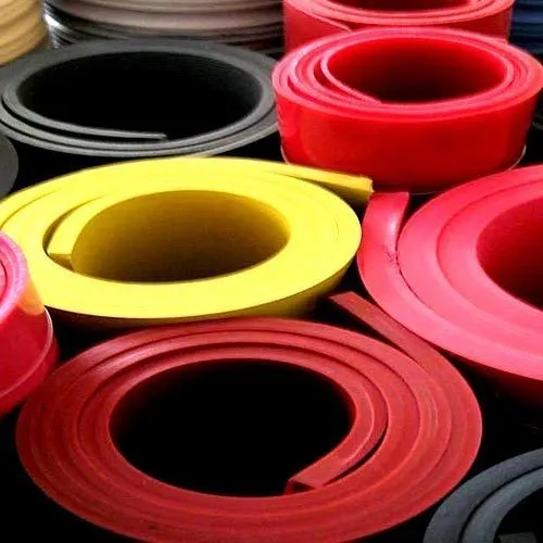 Red And Black Hypalon Rubber Sheet