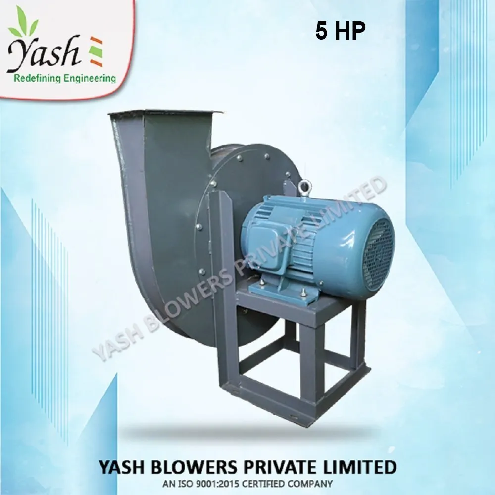 5 HP High Pressure Centrifugal Blower, Model Name/Number: YBCB-HP-450A