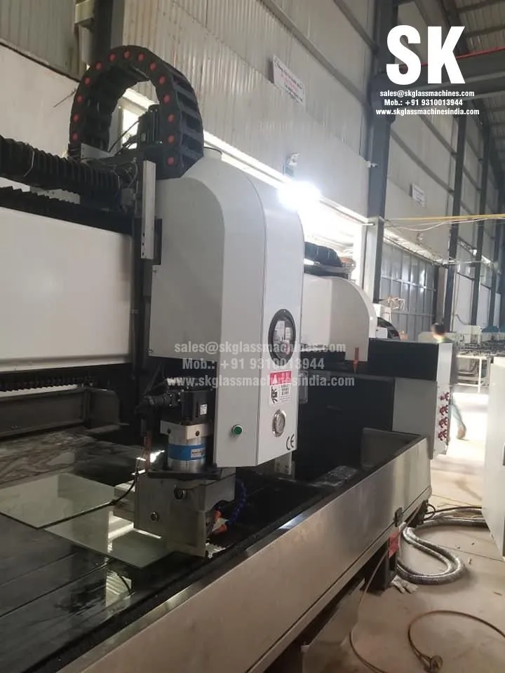 Glass Engraving V Grooving Decorative Glass Machine