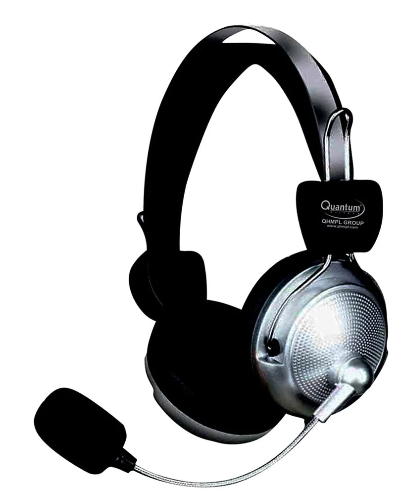 Wireless Over The Head Quantum USB Headphone, 300g, Model Name/Number: QHM862