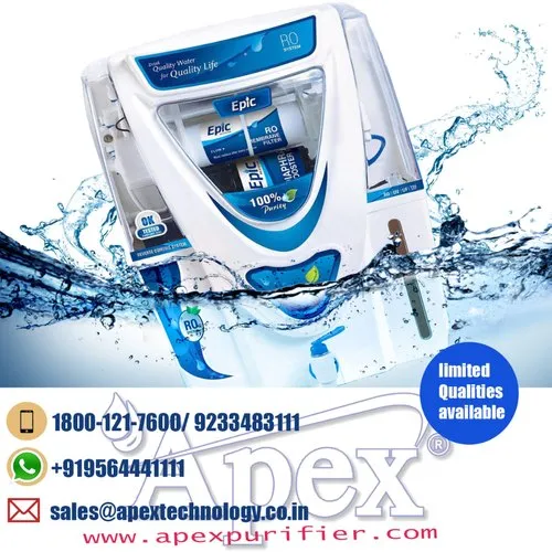 APEX 10 LPH RO WATER PURIFIER, 12L