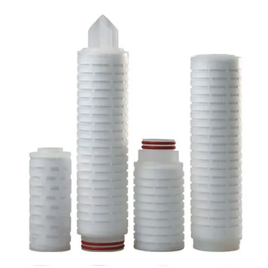 White KFF Polypropylene Pleated Filter Cartridges, Cartridge Filter, Micron filter