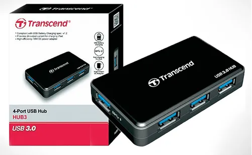 Black Transcend usb hub, Model Name/Number: HUB2K